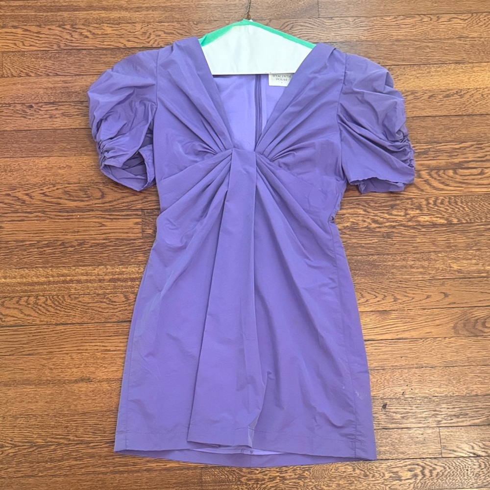 Elegant Purple Mini Dress